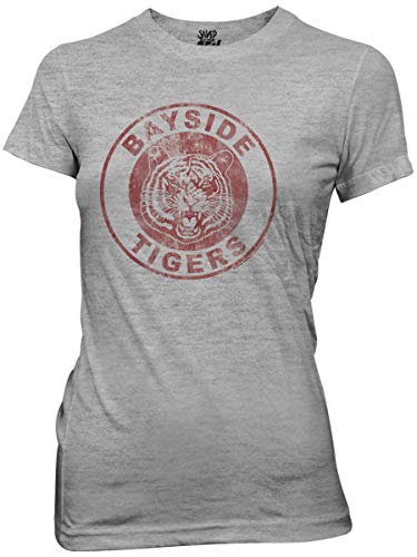 Ripple Junction Saved by The Bell Bayside Tigers Adult T-Shirt XL Heather Gray