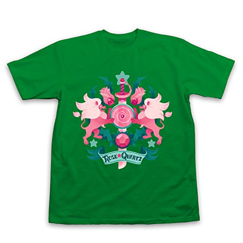 Rose Quartz Steven Universe T-Shirt (MEdium, Kelly Green)