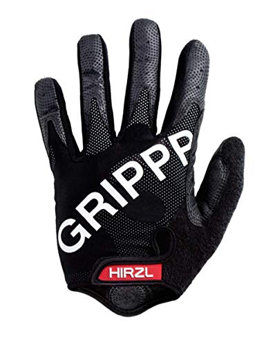 HIRZL GRIPPP Tour Cycling Gloves, Black, Medium/8/Full Finger