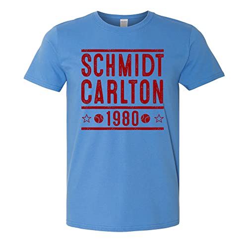 Schmidt Carlton 1980 - Philadelphia Retro Baseball - Unisex Tee 2X-Large IRIS