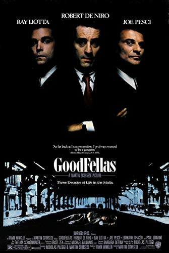 Goodfellas Movie Poster, Size 24x36