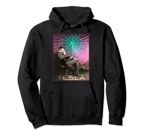 Nikola Tesla's AC Electricity Inspiring Science T-Shirts Pullover Hoodie