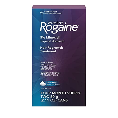 Women's Rogaine Hair Regrowth Treatment Foam, 4 Month Supply