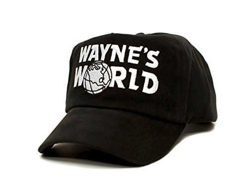 Wayne's World Custom Embroidered Movie Hat Adult Unisex Black Cap