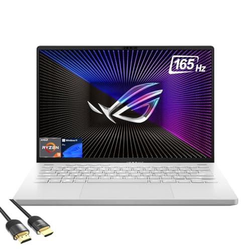 ASUS ROG Zephyrus G14 Gaming Laptop, 14' QHD 165Hz Display, AMD 8-Core Ryzen 9 7940HS, GeForce RTX 4060, 32GB DDR5, 1TB NVMe 4.0, Single-Zone RGB Keyboard, VR Ready, WiFi 6, PDG HDMI, Win 11 Pro