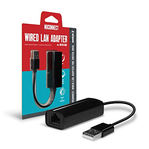 Armor3 'NuConnect' Wired LAN Adapter for Nintendo Switch