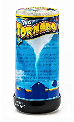 JA-RU Tornado-Maker Toy (1 Pack) Make Your Own Small Tornado. Shake, Spin and Watch. Science Kit-Weather Toys and Physics Toys for Kids. Learning Education Toys. Party Favor Birthday Gifts. 5462-1A