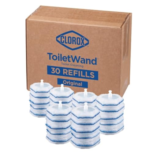 Clorox ToiletWand Disinfecting Refills, Disposable Wand Heads - 30 Count (Package May Vary)