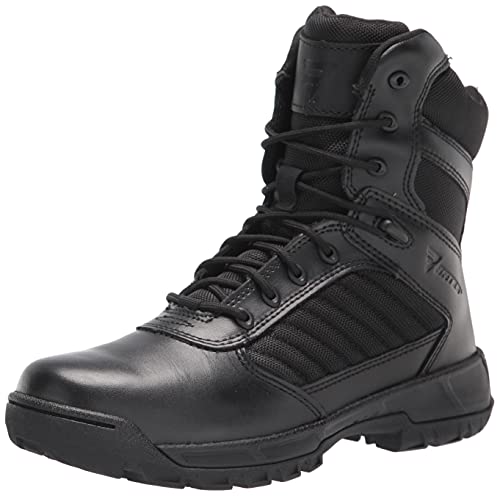 Bates Women's Tactical Sport 2 Tall Side Zip Military Boot, Black, 8.5