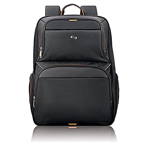 Solo New York UBN701-4 17.3 Inch Laptop Backpack, Black, 17.5 x 11.75 x 8