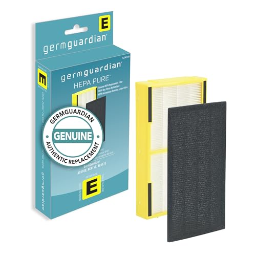 Germ Guardian FLT4100 True HEPA Genuine Air Purifier Replacement Filter E for GermGuardian AC4100, AC4150P, AC4150BL, and More
