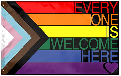 Pride Flag Gay Pride Flag LGBT Rainbow Flags with Brass Grommets Nylon Outdoor 3x5 Foot Waterproof Banner