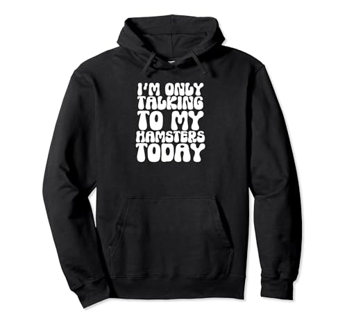 I'm Only Talking To My Hamsters Today Hamsters Lover Pullover Hoodie