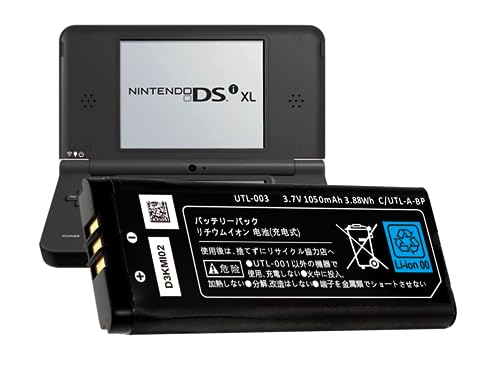 HamnaKhu DSi XL Battery, UTL-003 Replacement Battery for Nintendo DSi XL DS XL UTL-003 DSi LL UTL-001 C UTL-A-BP 2023 【Upgrade】 Game Player Battery (Not for Nintendo DSi NDSi DS Lite)