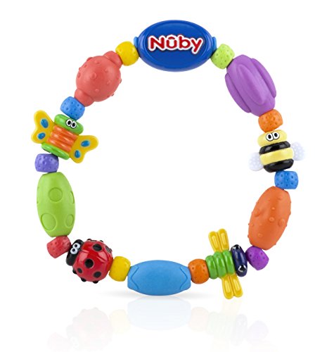 Nuby Bug-A-Loop Teether, Colors May Vary