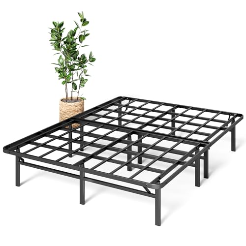 ZINUS SmartBase Super Heavy Duty Mattress Foundation with 4400lbs Weight Capacity / 14 Inch Metal Platform Bed Frame / No Box Spring Needed / Sturdy Steel Frame / Underbed Storage, King