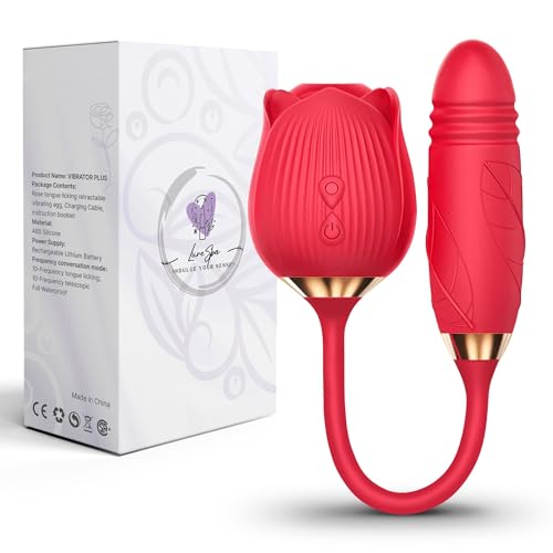 Female Vibrator Sex Toy Dildo - Women Sex Toys with 10 Sucking & Thrusting Dildo G Spot Vibrators for Clit Nipple, Women Adult Sex Toys Games for Couples