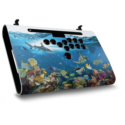 Gaming Skin Compatible with Victrix Pro FS-12 - Below The Waves - Premium 3M Vinyl Protective Wrap Decal Cover - Easy to Apply | Crafted in The USA by MightySkins