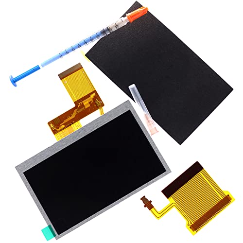 Deal4GO (1000 Brightness) 4.3-inch IPS LCD Screen Mod kit Backlight with Cable Display Lenses Bubble Wrap replacement for PSP 1000 1K 1001