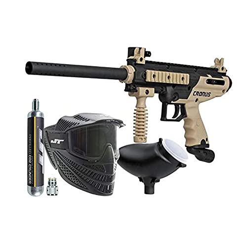 Tippmann Cronus PowerPack Basic Tan Includes 90gram Tank, JT Raptor Goggle, 200rd Loader