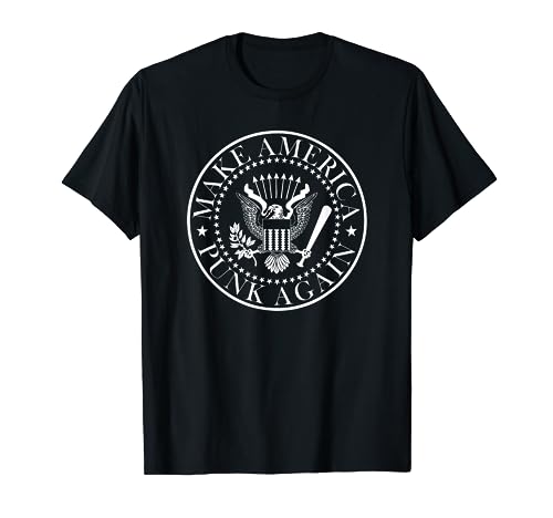 Funny Make America Punk Again Vintage Rock Seal T-Shirt