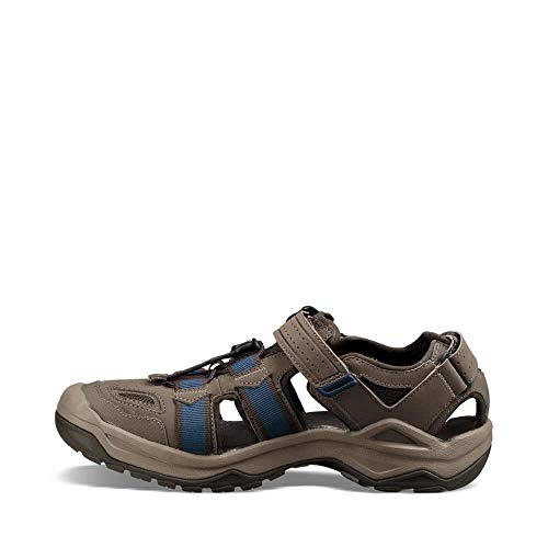Teva Men's Omnium 2 Sport Sandal, Bungee Cord, 9 Medium US, Green, Blue and Black