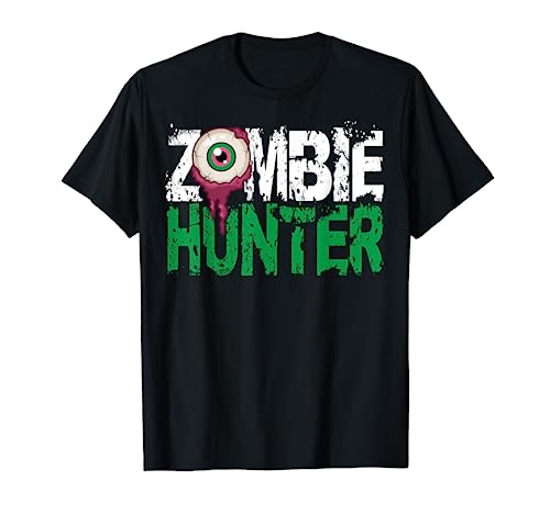 Zombie Hunter Halloween Shirt Cute with an Eye Hunting Gift T-Shirt