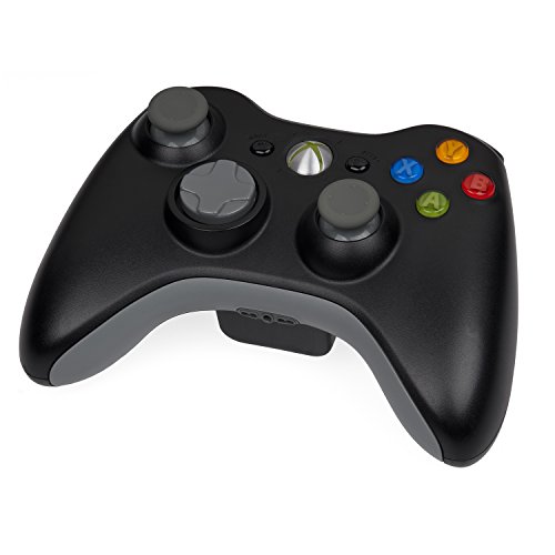 Microsoft Xbox 360 Wireless Controller Black (Renewed)