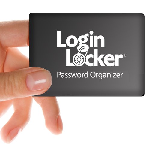 Login Locker Password Organizer (Black X)