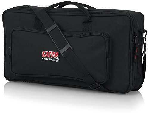 Gator Cases Gig Bag for Micro Controllers, Keyboards, and Multi-Effects Pedals; 23' x 12.125' x 3' (GK-2110),Black