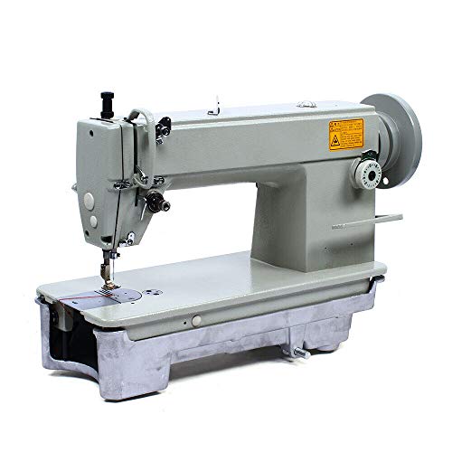 Industrial Leather Sewing Machine Head Only,Heavy Duty Auto Sewing Machine,Thick Material Lockstitch Sewing Machine Leather Sewing Tool for Sewing Clothing Fabrics Jeans Tents 3000s.p.m