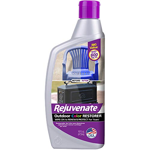 Rejuvenate Outdoor Color Restorer Instantly Restores Faded Sun-Damaged and Oxidized Possessions and Protects from Future Wear 16oz (16oz)