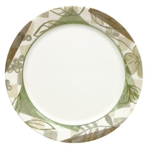 Corelle Impressions 10-1/4-Inch Dinner Plate, Textured Leaves