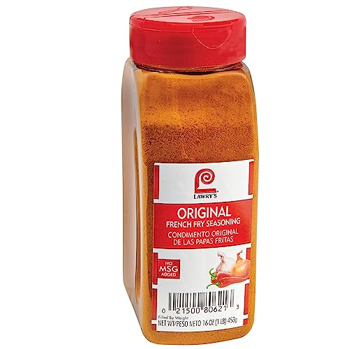 Lawry's Original French Fry Seasoning, 16 oz - One 16 Ounce Container of French Fry Seasoning Powder with Premium Blend of Spices, Best on Fries, Potatoes, Vegetables and More