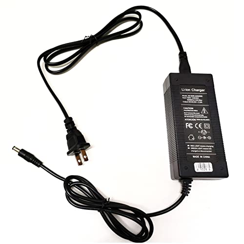 [Verified Fit] 42V 2A/1.5A Scooter Charger for Megawheels S5 S10-7.5AH(NOT fit 5.0AH!) S11 & EVERCROSS EV08E EV08S EV10K EV10Z & HIBOY S2 S2 Pro KS4 KS4 Pro MAX V2 MAX3 NEX NEX3 NEX5 & Wheelspeed WS1