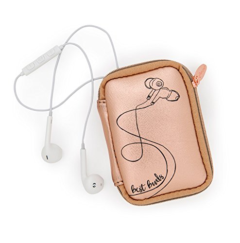Miamica Women's Best Ear Bud Case, Rose Gold, One Size