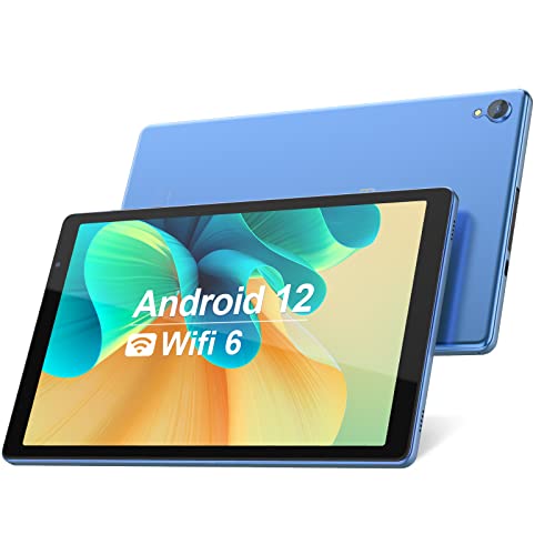 Android 12 Tablet 10 inch Tablets, 2GB RAM 32GB ROM,Quad-Core Tablets, IPS HD Touch Screen and Dual Speaker,Google Certificated 2.4G Wi-Fi Tablets,256GB SD Card Expand,6000mAh Long Battery Life（Blue）