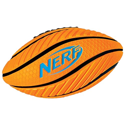 Nerf Kids Foam Football - Spiral Grip Mini Soft Foam Football for Kids - Easy Grip Junior Football - 8.5'