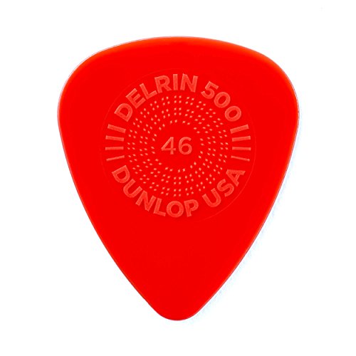 Jim Dunlop Delrin 500 Prime Grip .46mm Guitar Picks (450P.46)