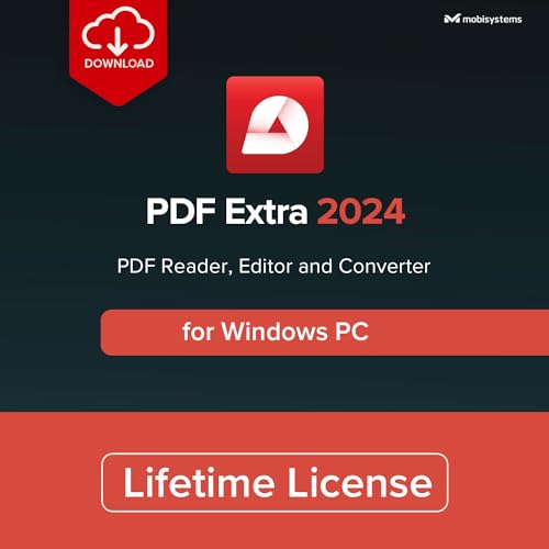 PDF Extra 2024| Complete PDF Reader and Editor | Create, Edit, Convert, Combine, Comment, Fill & Sign PDFs | Lifetime License | 1 Windows PC | 1 User [PC Online code]