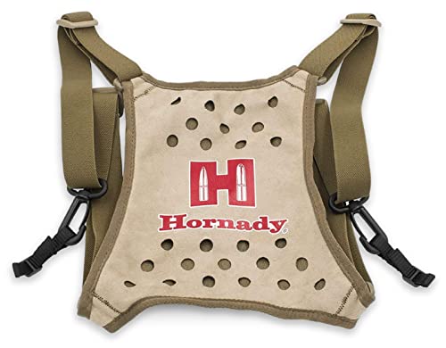 Hornady Binocular Harness 99121 - Durable, Lightweight Binocular Harness Strap with Form-Fitting X Panel for Comfort & Hands-Free Wear -Easy On & Off Bino Harness for Hunting, Hiking, or Bird Watching