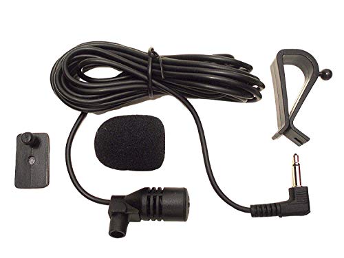 FingerLakes 3.5mm Microphone Assembly Mic for Car Vehicle Head Unit Bluetooth Enabled Stereo Radio GPS DVD