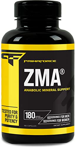 PrimaForce ZMA Dietary Supplement, 180 Capsules