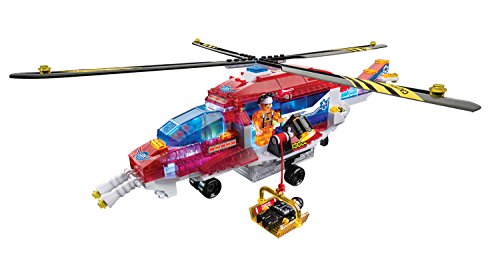 Cra-Z-Art Lite Brix Rescue Copter Vehicle