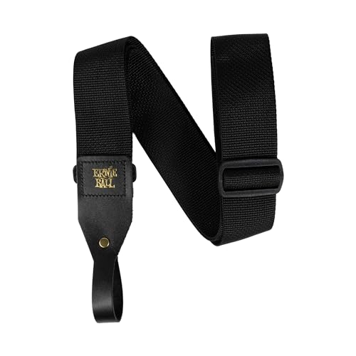 Ernie Ball Polypro Acoustic Guitar Strap - Black (P05365)