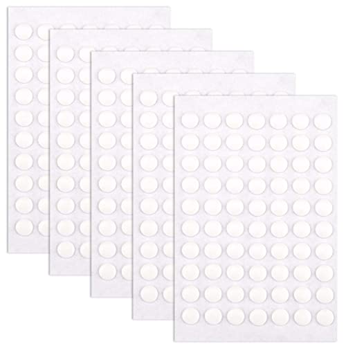 BUSOHA 350 PCS Double-Sided Adhesive Dots, 6mm Clear Removable Sticky Adhesive Putty,Glue Acrylic No Trace Sticky Putty Waterproof Dot Stickers for Balloons, Envelopes, Notes, Photos