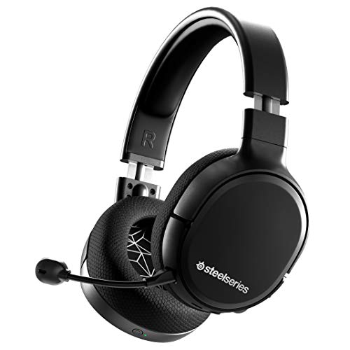 SteelSeries Arctis 1 Wireless Gaming Headset – USB-C Wireless – Detachable ClearCast Microphone – For Nintendo Switch, PS4/PS5, PC, Android – Black