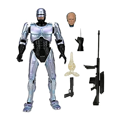 NECA 7-Inch Scale Ultimate Robocop Action Figure with Auto-9 Pistol, Interchangeable Data Spike Fist and Other Accessories