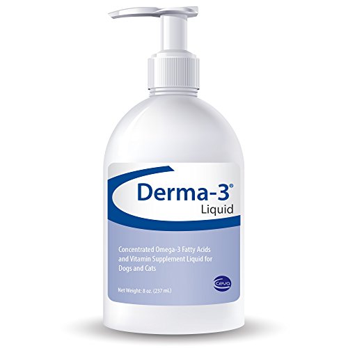 Ceva Derma-3 Liquid, Omega-3 Fatty Acid & Vitamin Supplement for Dogs & Cats (8 oz.)