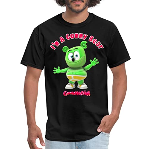Spreadshirt Gummibär I'm A Gummy Bear Official Merch Men's T-Shirt, XL, Black